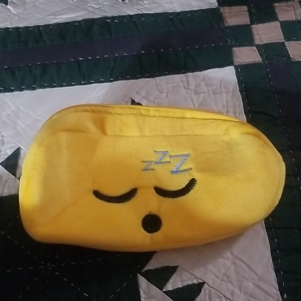 Sleep emoji pencil case.